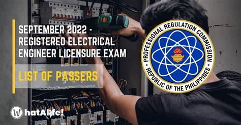 electrical engineering board exam result 2022|Complete list of passers .